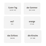 German Vocabulary for Beginners (Illustrations - with example sentences)