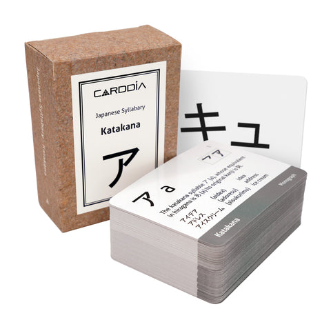 Japanese Syllabary - Katakana (with stroke-order diagrams and example words)