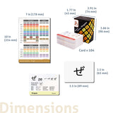 Japanese Syllabary - Hiragana and Katakana (with stroke-order diagrams and example words)