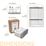 Japanese Syllabary - Katakana (with stroke-order diagrams and example words)