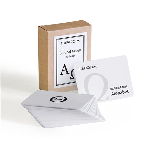 Greek alphabet flashcards | CardDia
