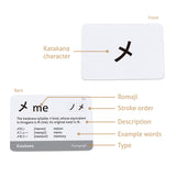 Japanese Syllabary - Hiragana and Katakana (with stroke-order diagrams and example words)